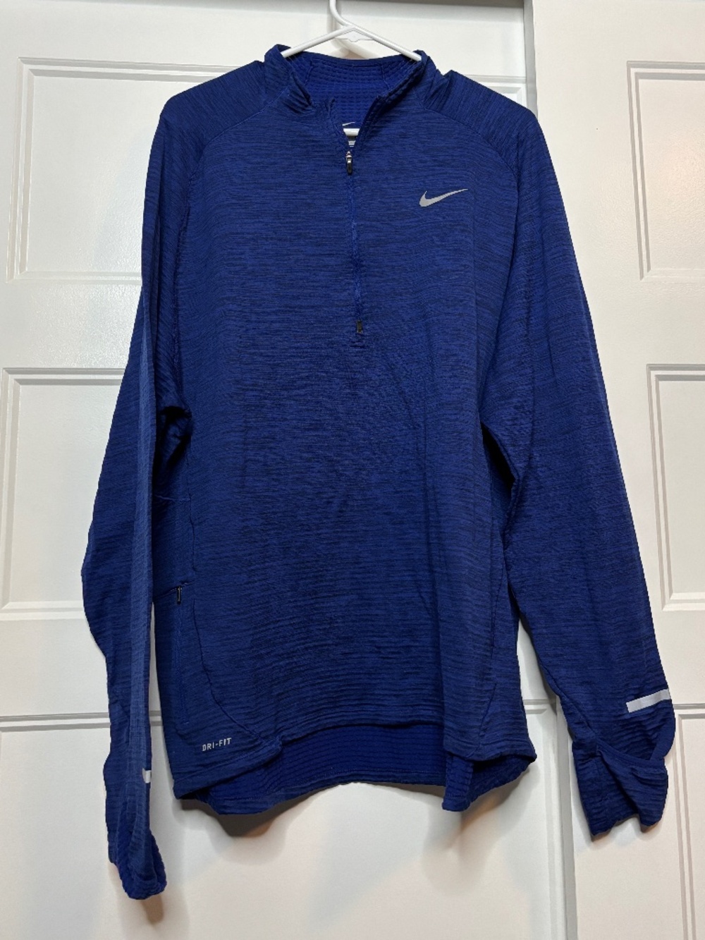 Nike Dri-Fit Thermal Running Quarter Zip Pull Over Shirt